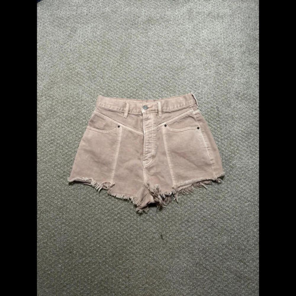 Tan Jean shorts